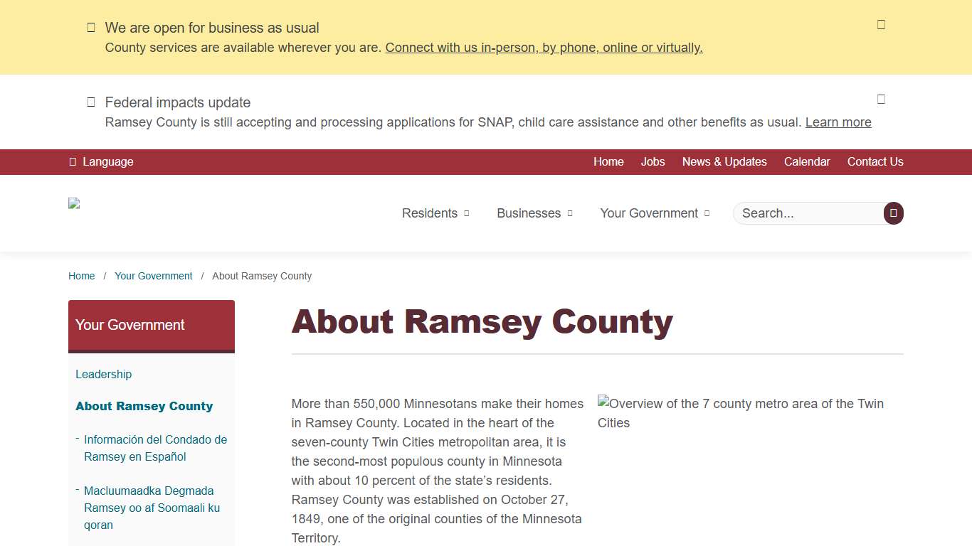 About Ramsey County | Ramsey County, Minnesota