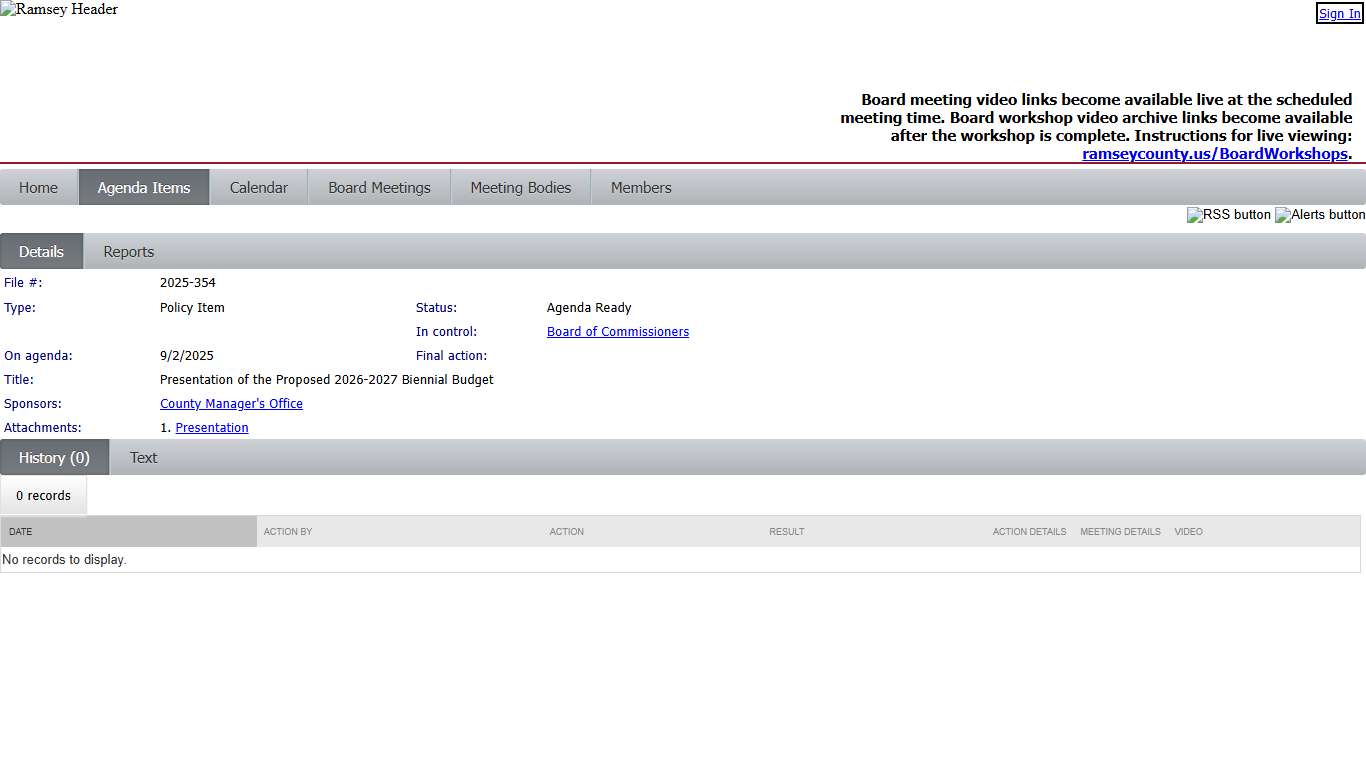 Ramsey County - File #: 2025-354